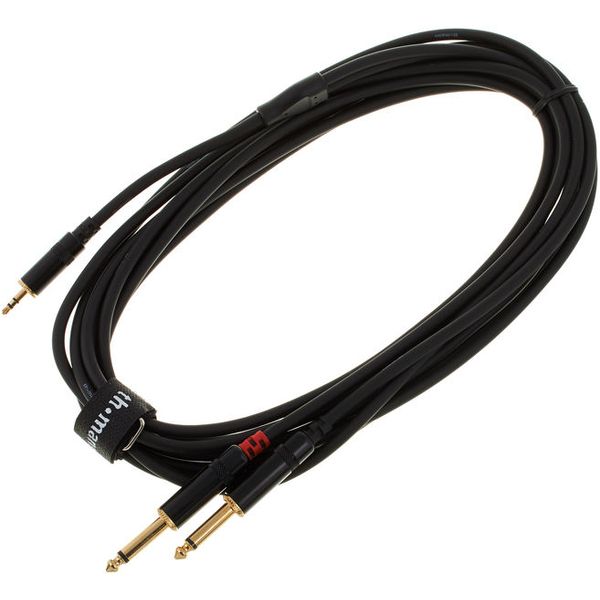 Y-Kabel 3m 2x 6,3mm Klinke / Miniklinke Swift Eventverleih
